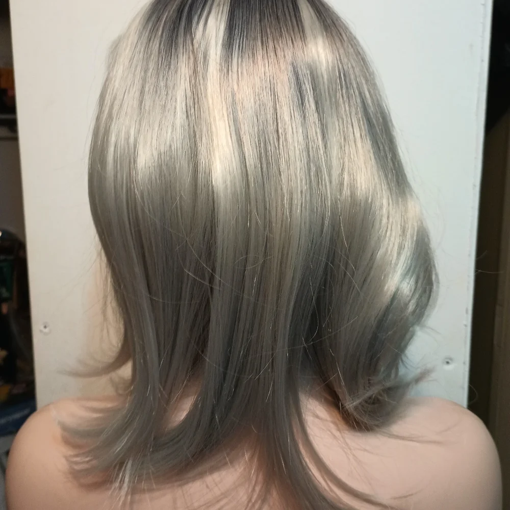 Silver Women's Wig - Picture 4 of 5